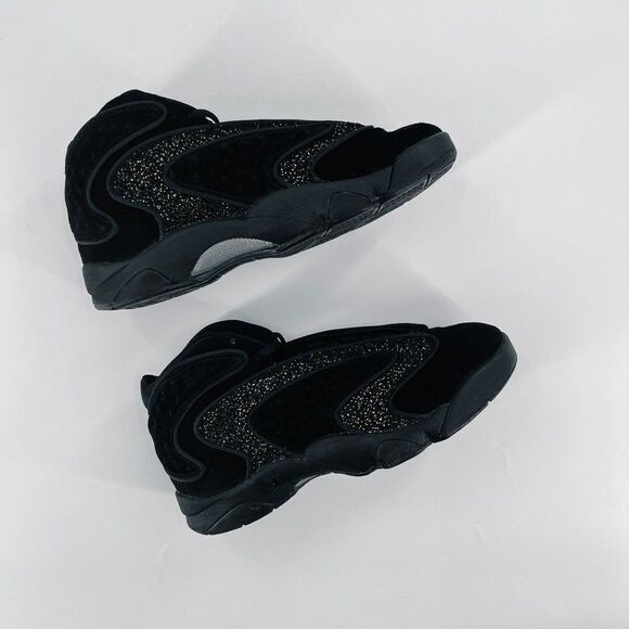 Air Jordan OG Metallic Gold Glitter Black Glistens Sneakers Womens 10 DO1850 007 - Picture 3 of 8